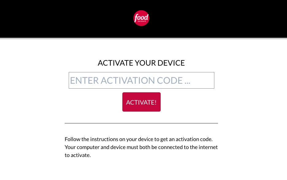 food network go activate